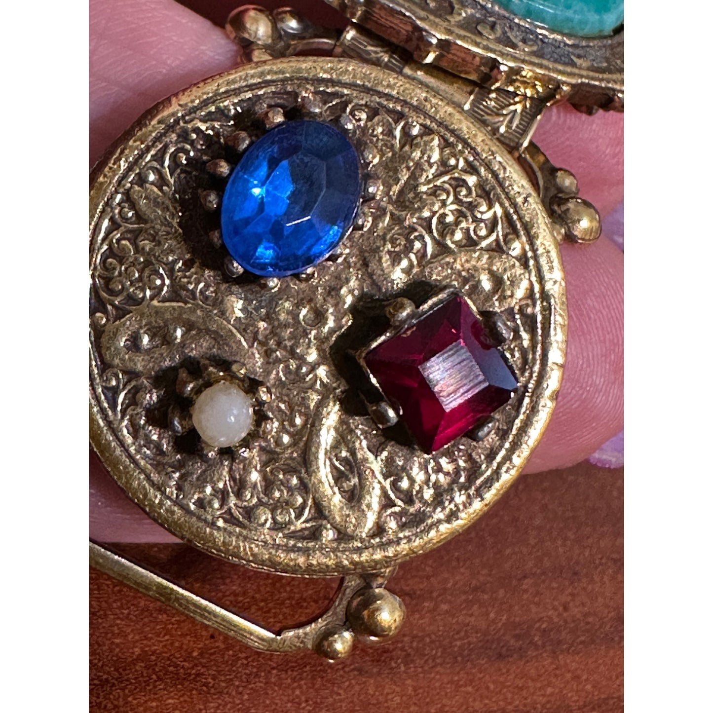 Stunning Vintage 1940s Reinad Panel Bracelet – Signed & Collectible