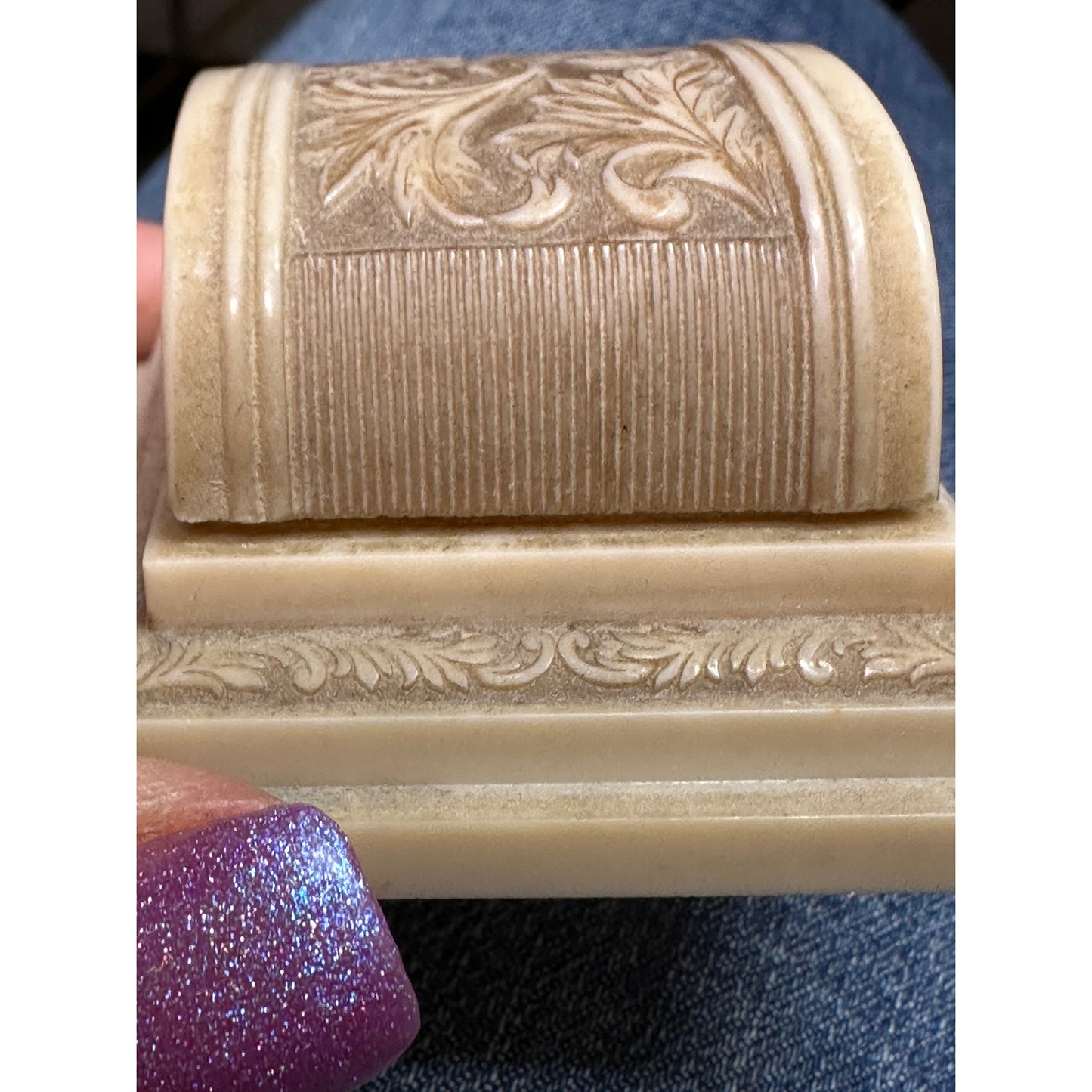 Vintage Art Deco Lowry's Jeweler Akron Ohio Ring Presentation Box