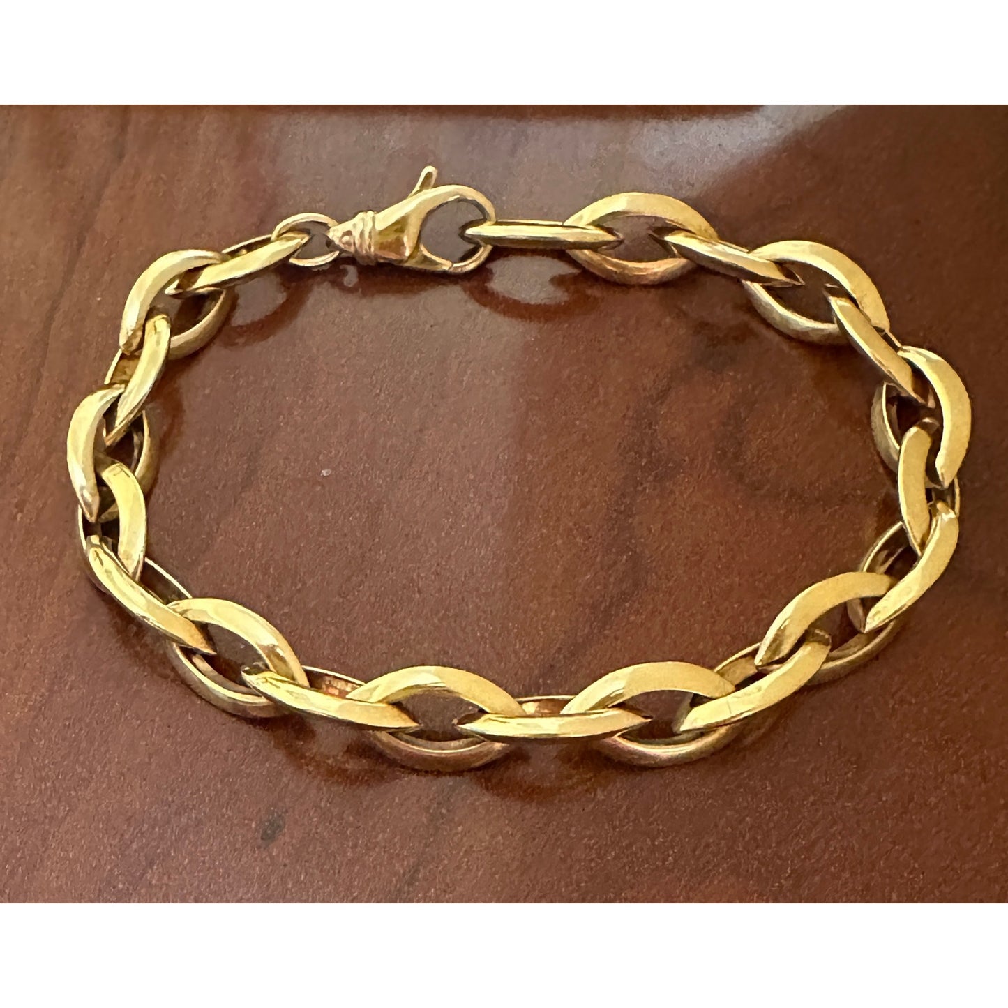 Michael Anthony Gold over Sterling 8” Oval Link Bracelet