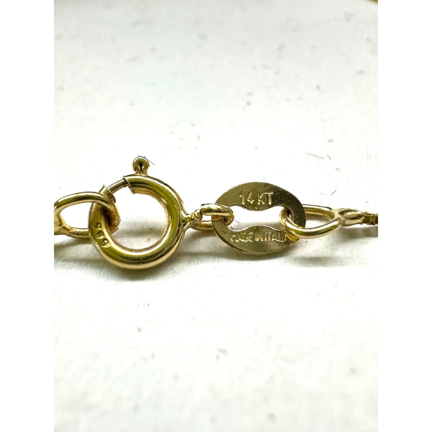 14k Yellow Gold Pearl Diamond Pendant Necklace