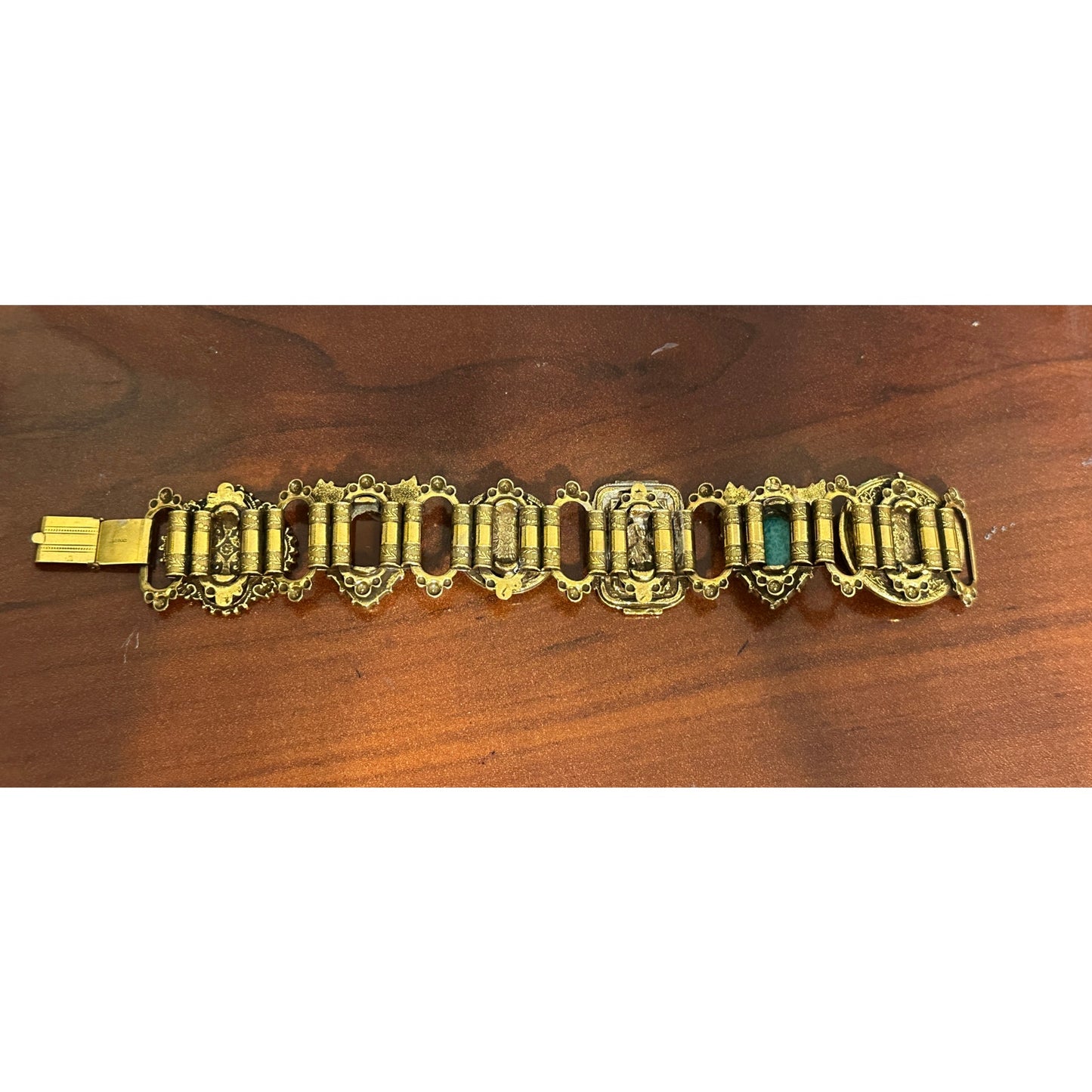 Stunning Vintage 1940s Reinad Panel Bracelet – Signed & Collectible