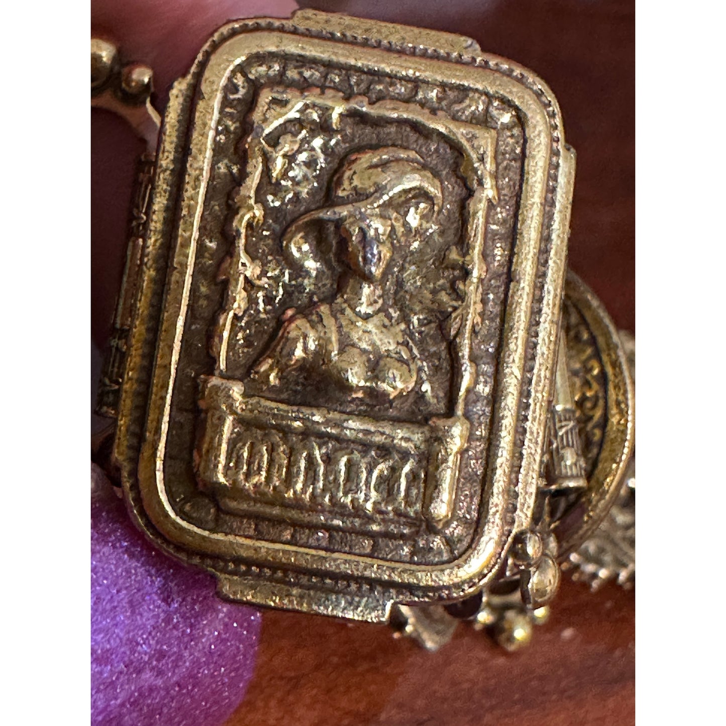 Stunning Vintage 1940s Reinad Panel Bracelet – Signed & Collectible