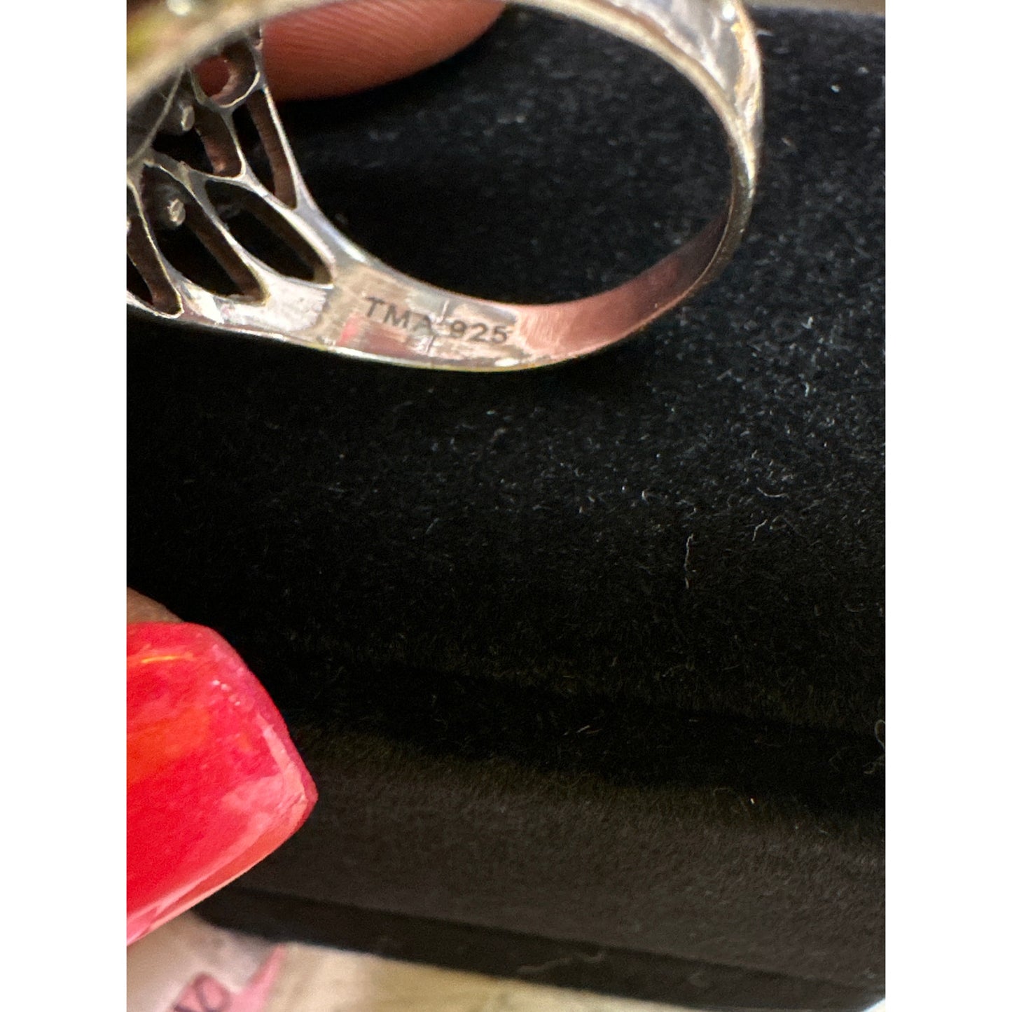 Sterling Silver Tree of Life Ring Size 7.5 ~ Open Work Tree Design Ring 7.5