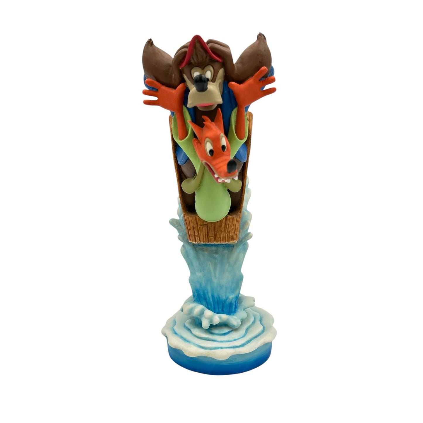 Vintage Disneyland Disney World Splash Mountain Statue Figure Br'er Fox Bear