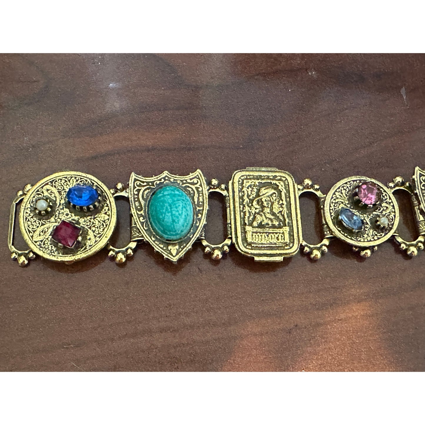 Stunning Vintage 1940s Reinad Panel Bracelet – Signed & Collectible