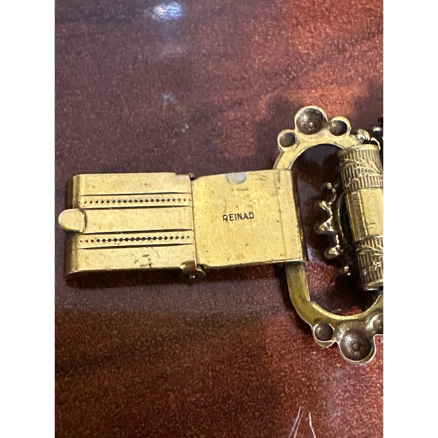 Stunning Vintage 1940s Reinad Panel Bracelet – Signed & Collectible
